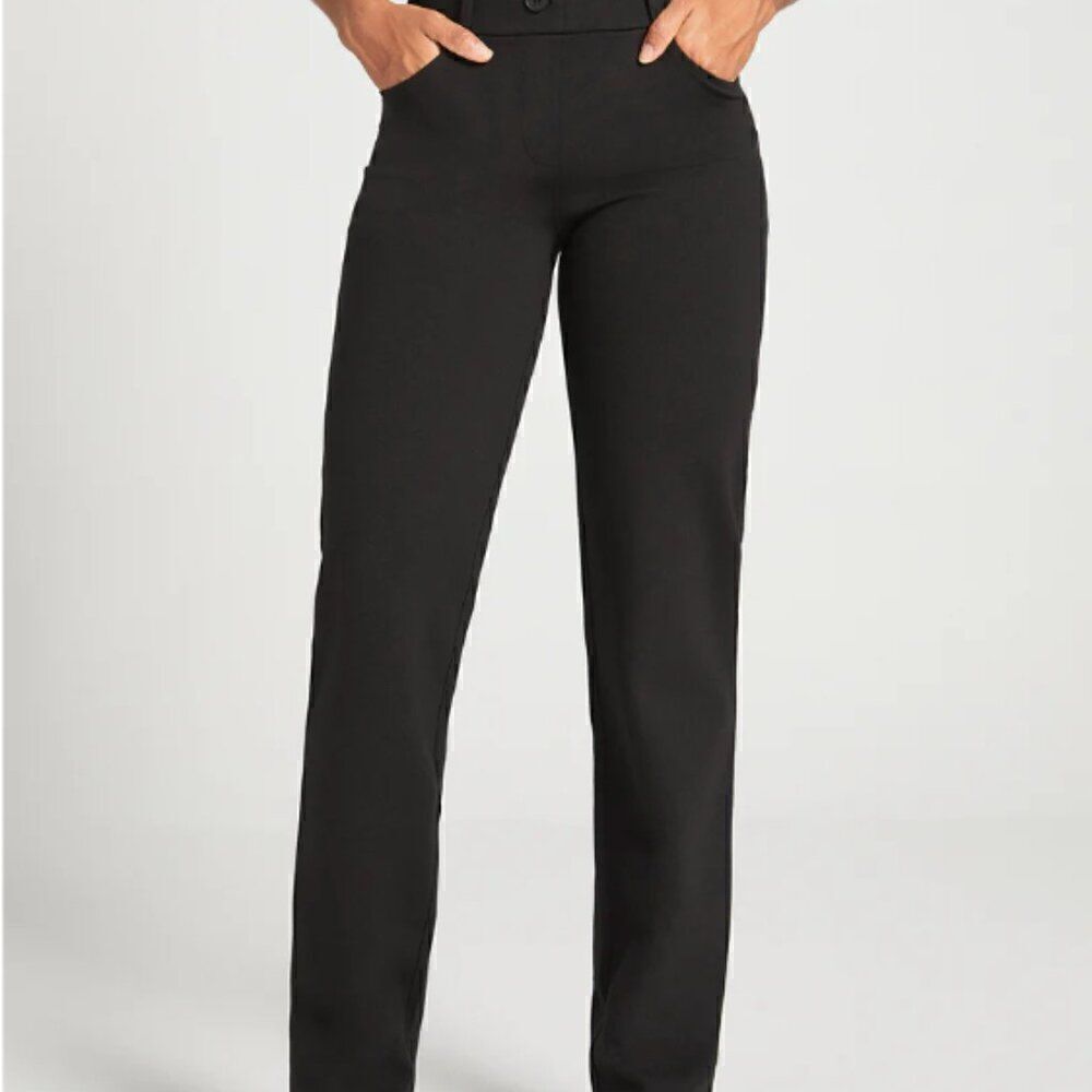 Betabrand Black Pull on Pants NWOT size Petite Medium
